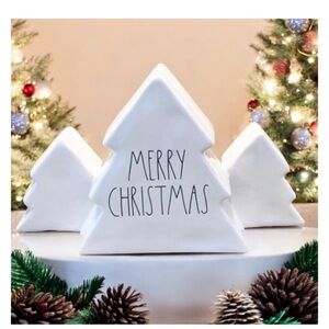 NEW Rae Dunn Merry Christmas Tree Table Decor 🎄